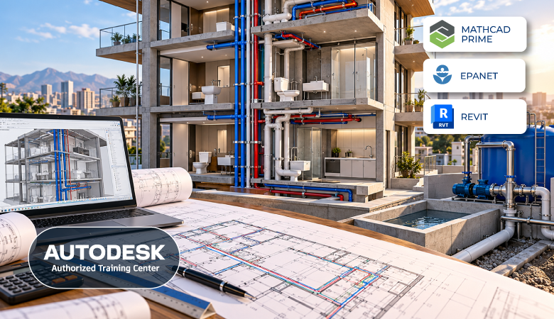 DISEÑO, CÁLCULO Y MODELADO DE INSTALACIONES SANITARIAS EN EDIFICACIONES CON MATHCAD PRIME, EPANET Y REVIT